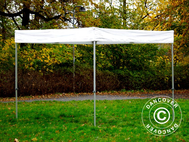 Namiot FleXtents® PRO Exhibition ze ścianami bocznymi, 3x3m, biały, trudnopalny - Image 42