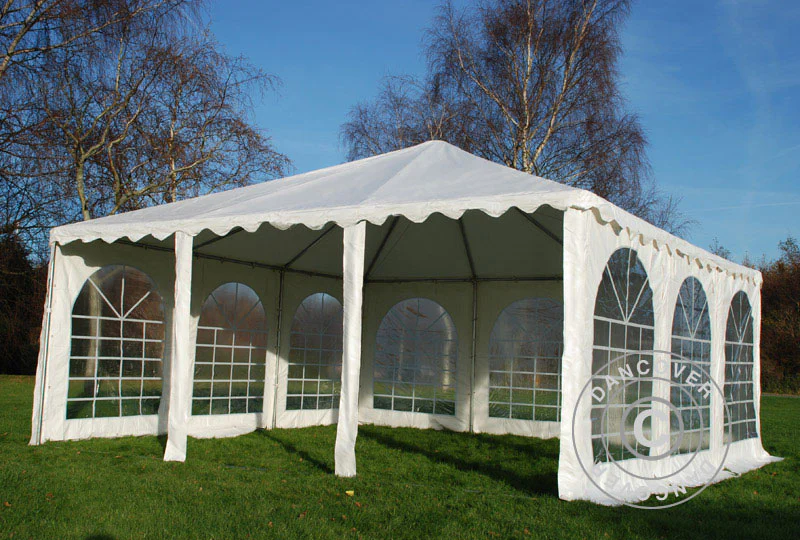 Namiot imprezowy Pagoda Exclusive 6x6m PCV, Biały - Image 11