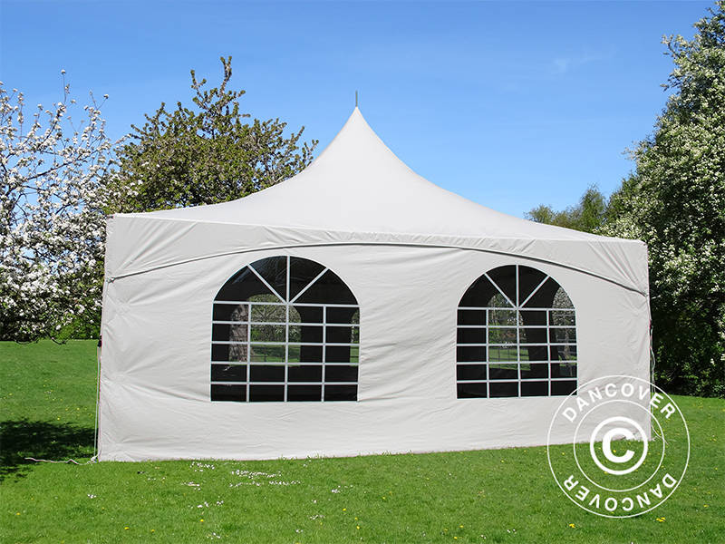 Namiot imprezowy Pagoda PartyZone 6x6m, PCV, biały - Image 3