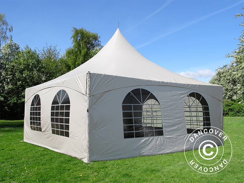 Namiot imprezowy Pagoda PartyZone 6x6m, PCV, biały - Image 4