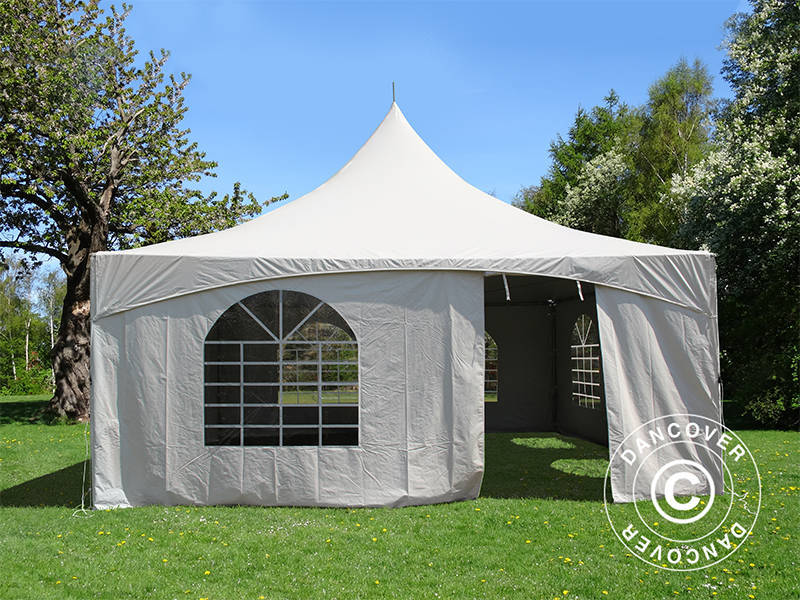 Namiot imprezowy Pagoda PartyZone 6x6m, PCV, biały - Image 7