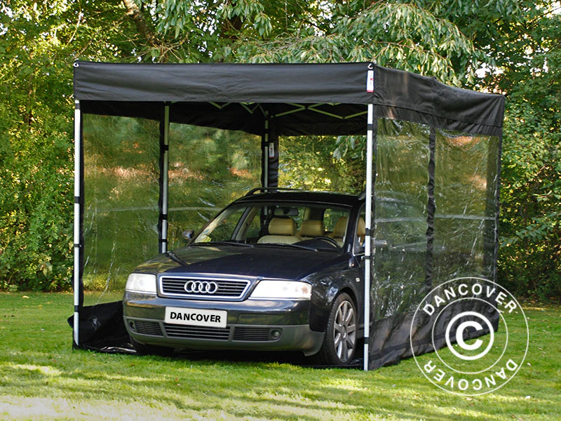 Składany garaż FleX Carcover, 2,5x5m, Czarny - Image 7