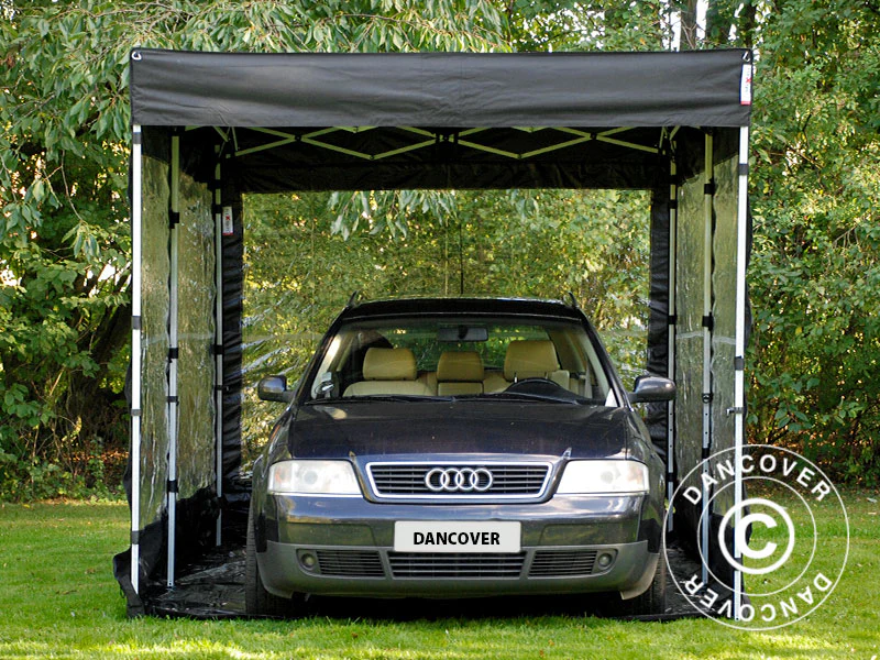 Składany garaż FleX Carcover, 3x6m, Czarny - Image 4