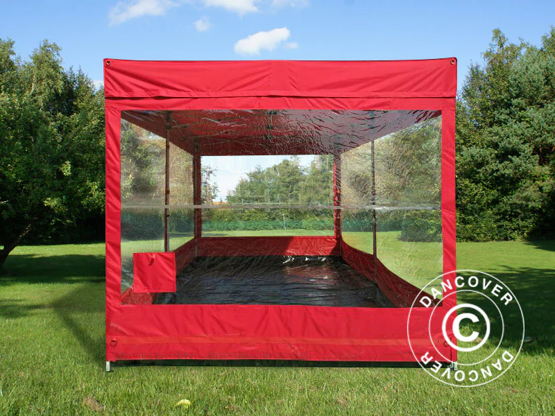 Składany garaż FleX Carcover, 3x6m, Czerwony - Image 3