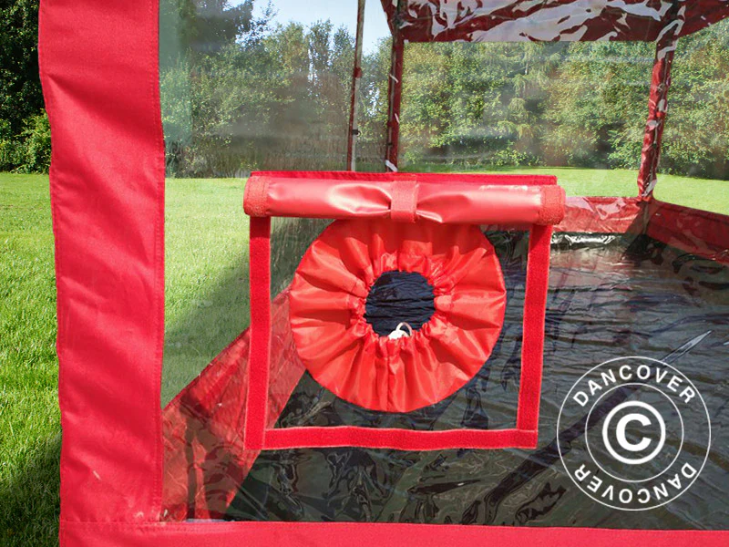 Składany garaż FleX Carcover, 3x6m, Czerwony - Image 4