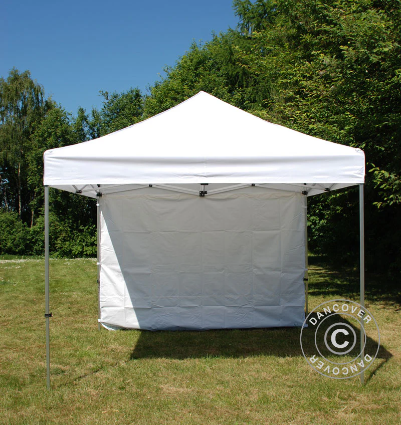 Standardowa ścianka boczna do FleXtents, 4m, Biały - Image 4