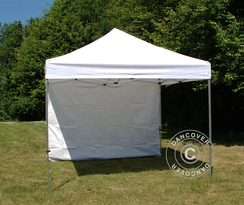 Standardowa ścianka boczna do FleXtents, 4m, Biały - Image 5
